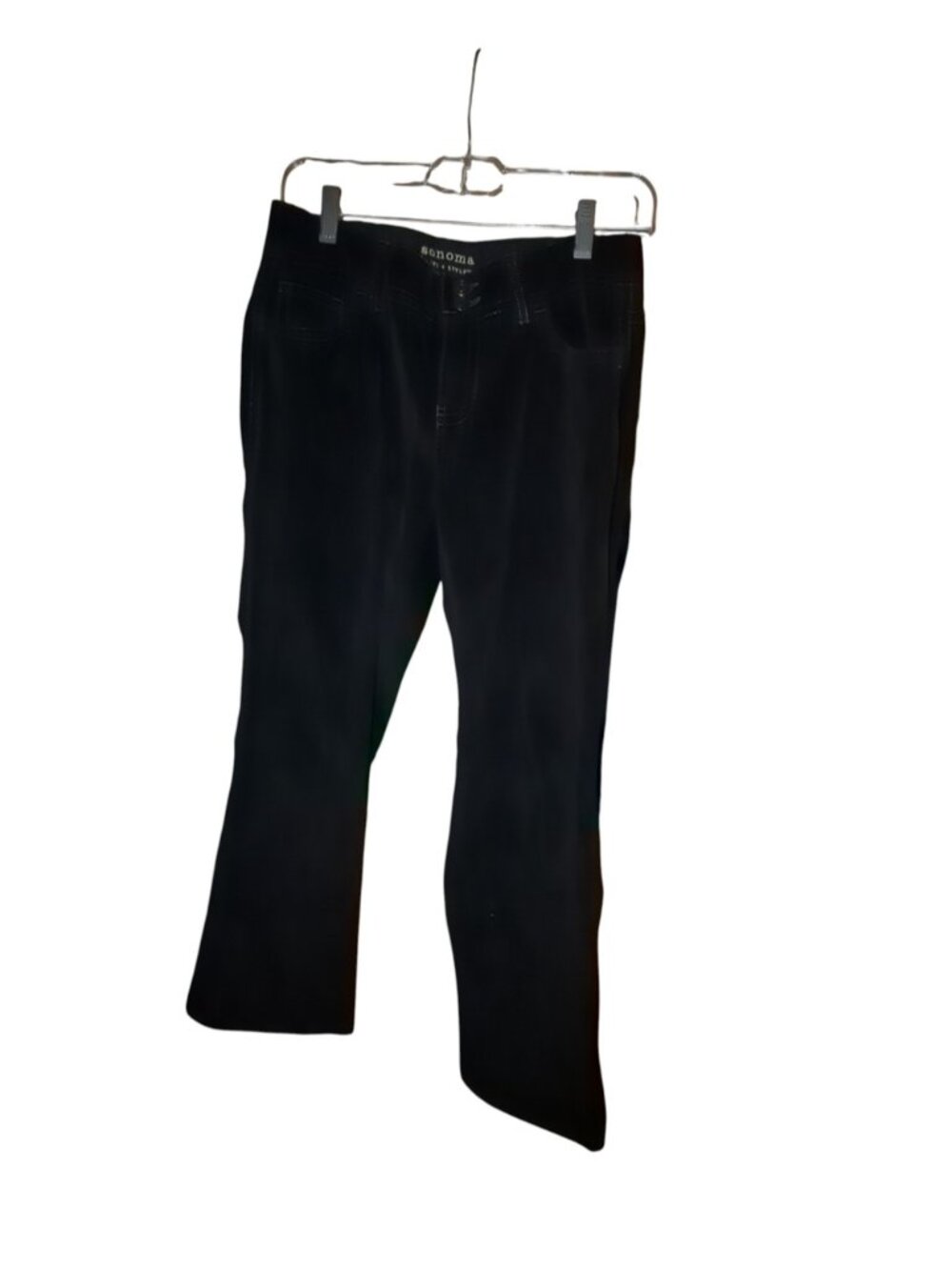 Sonoma Black Corduroy Pants Size 4A.